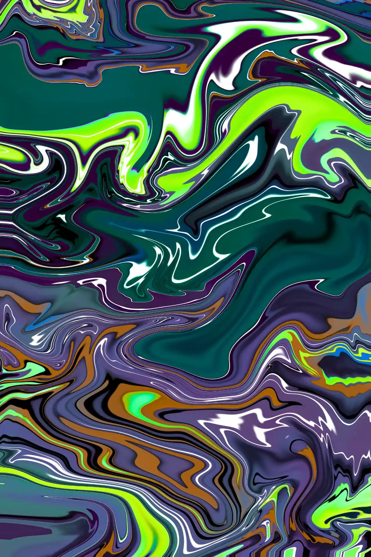 Abstract colorful swirl pattern