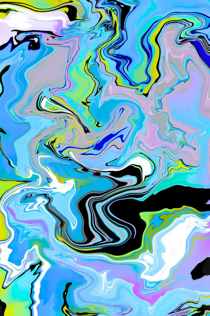 Abstract colorful swirl pattern