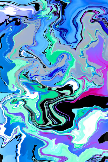 Abstract colorful swirl pattern