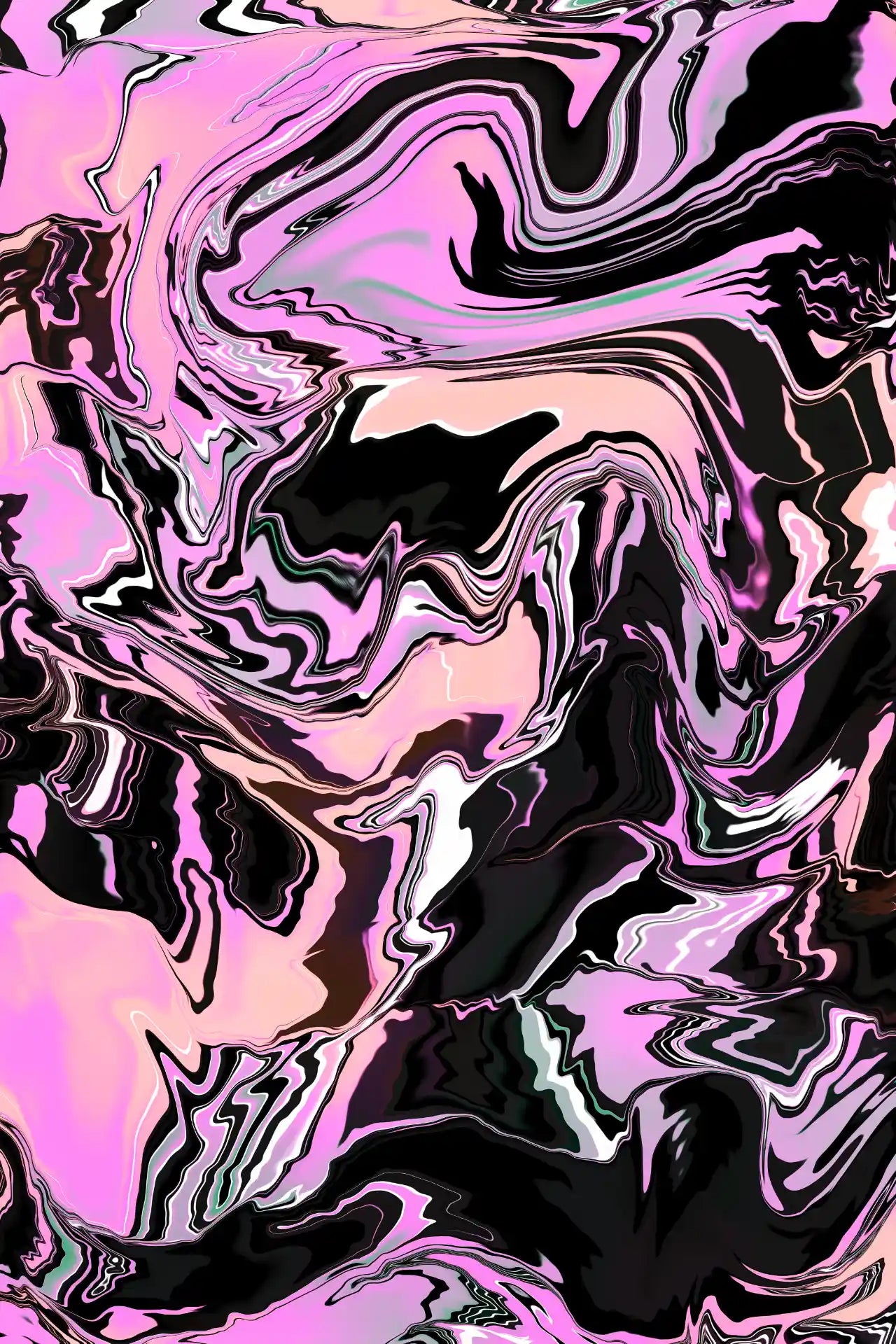 Abstract pink and black pattern