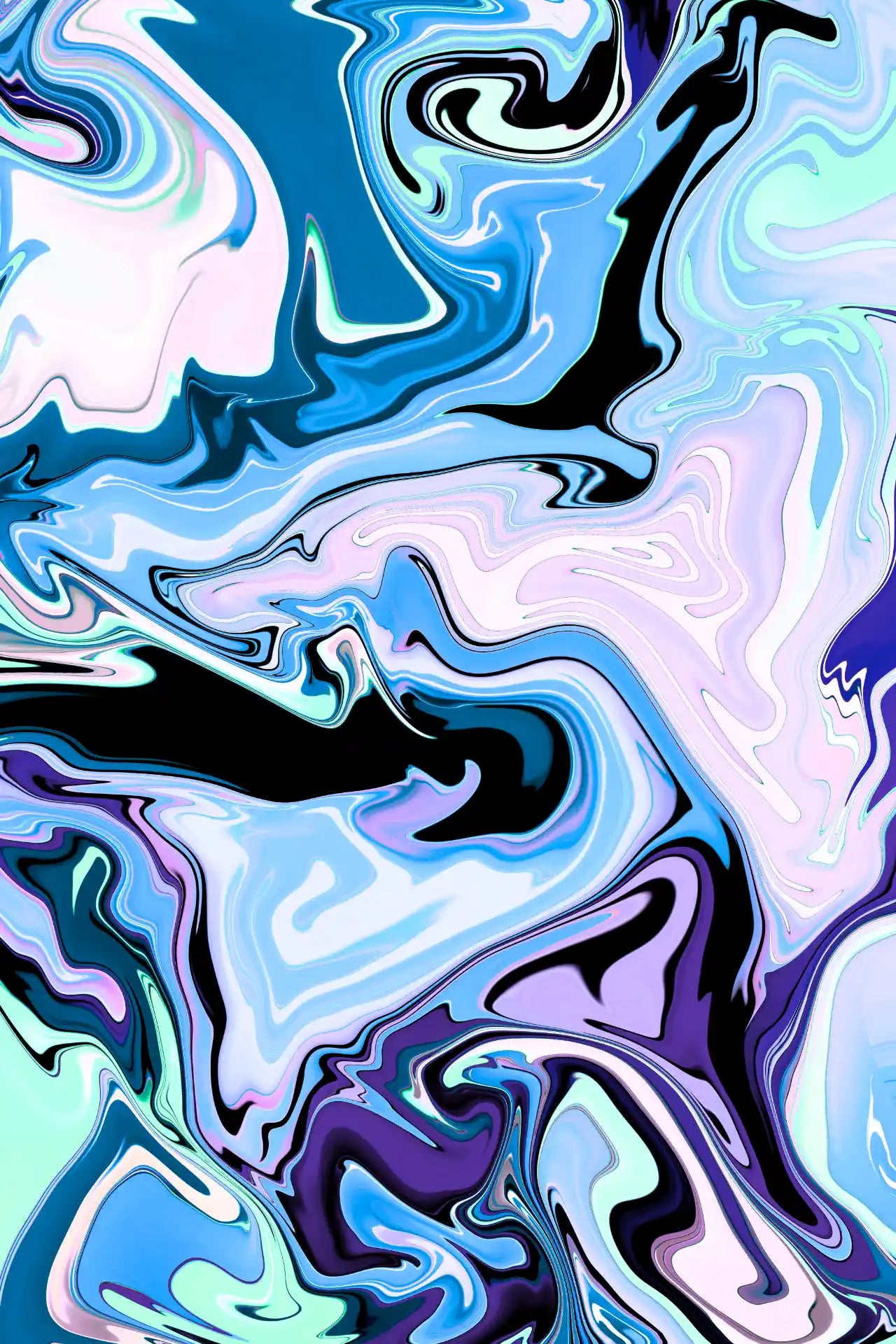 Abstract colorful swirl pattern