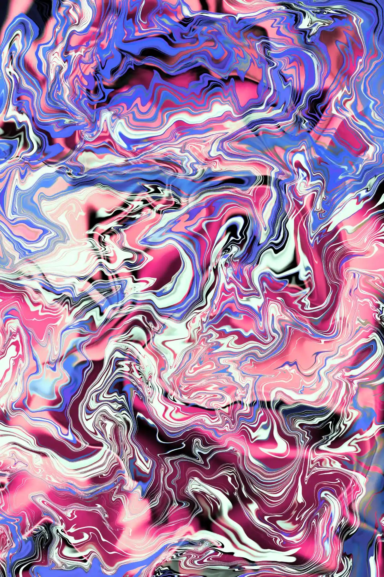 Abstract multicolored swirl pattern