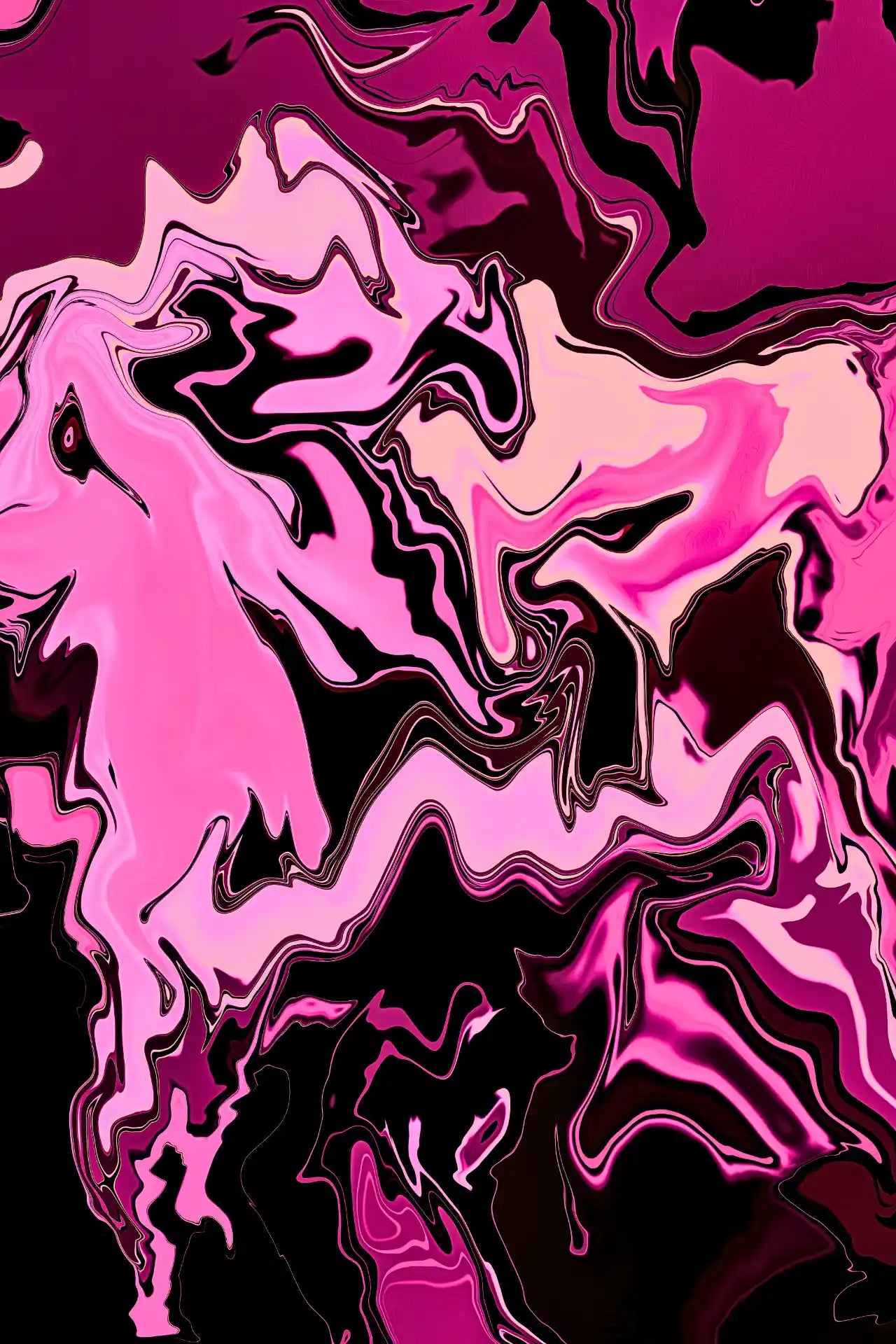 Abstract pink and black pattern
